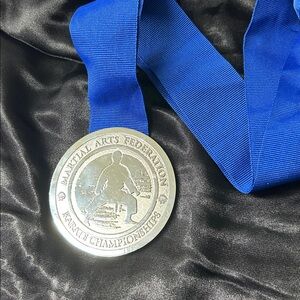 🖤MARTIAL ARTS FEDERATION KARATE CHAMPIONSHIPS Medal necklace